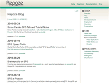 Tablet Screenshot of blog.repoze.org