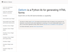 Tablet Screenshot of deformdemo.repoze.org
